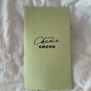 Chanel Lucky Chance Diner Menu